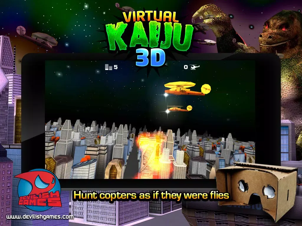 صور Virtual Kaiju 3D iPad 