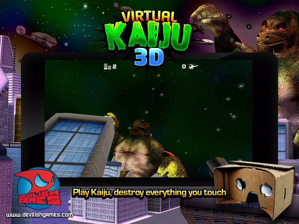 Virtual Kaiju 3D iPad  स्क्रीनशॉट