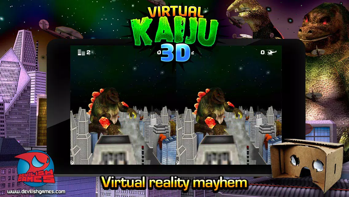 Virtual Kaiju 3D स्क्रीनशॉट