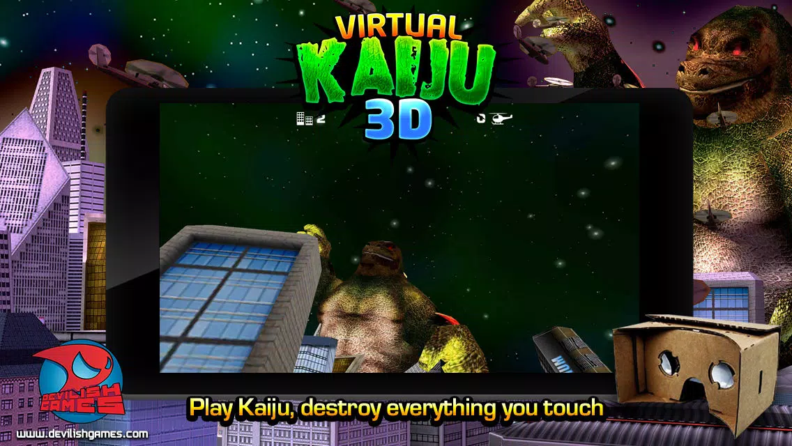 Virtual Kaiju 3D स्क्रीनशॉट