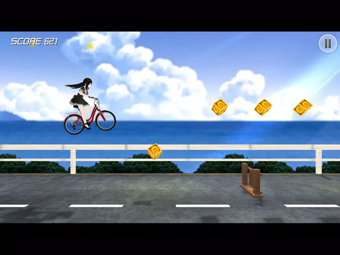Ảnh chụp màn hình của Running Girl-Seaside iPad 