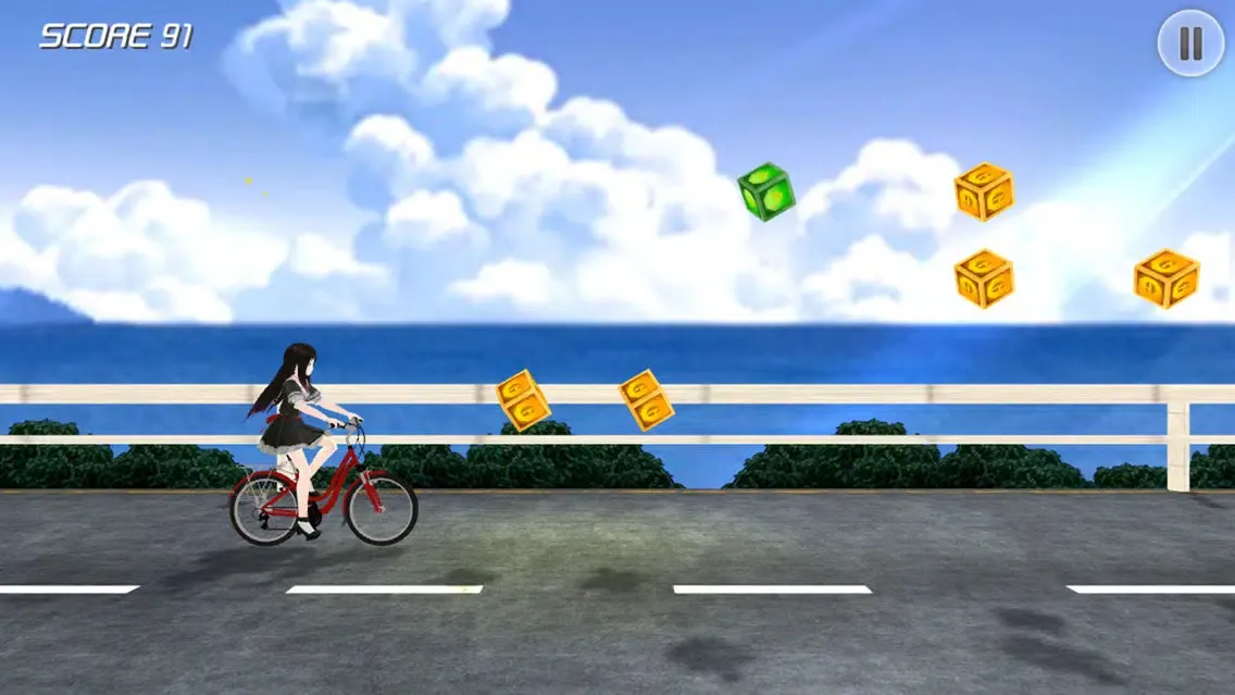 Ảnh chụp màn hình của Running Girl-Seaside