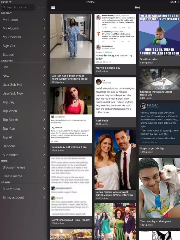 صور imgapp for imgur iPad 