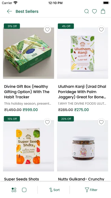 The Divine Foods سکرین شاٹس