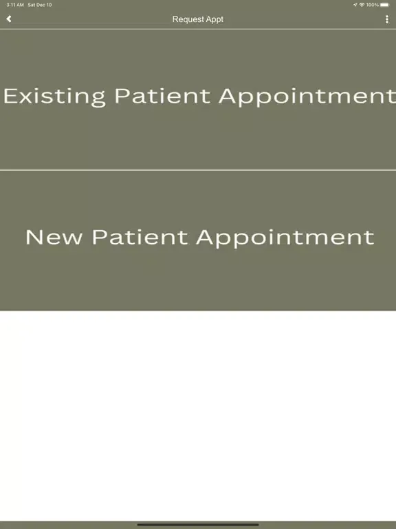 Zrzuty ekranu Devine Chiropractic iPad 