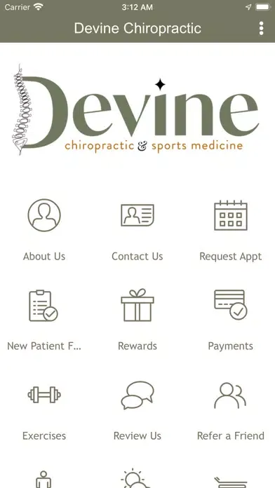 Zrzuty ekranu Devine Chiropractic