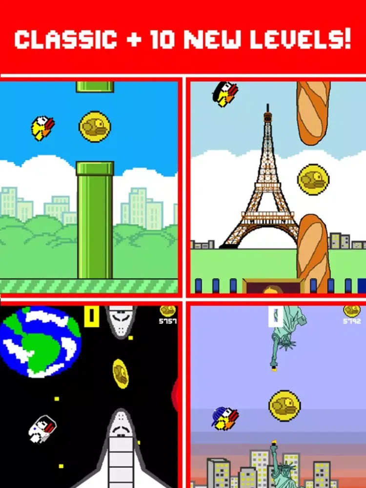 Flappy World Tour iPad  स्क्रीनशॉट
