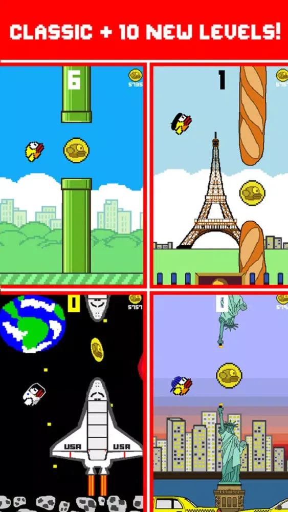 Flappy World Tour स्क्रीनशॉट