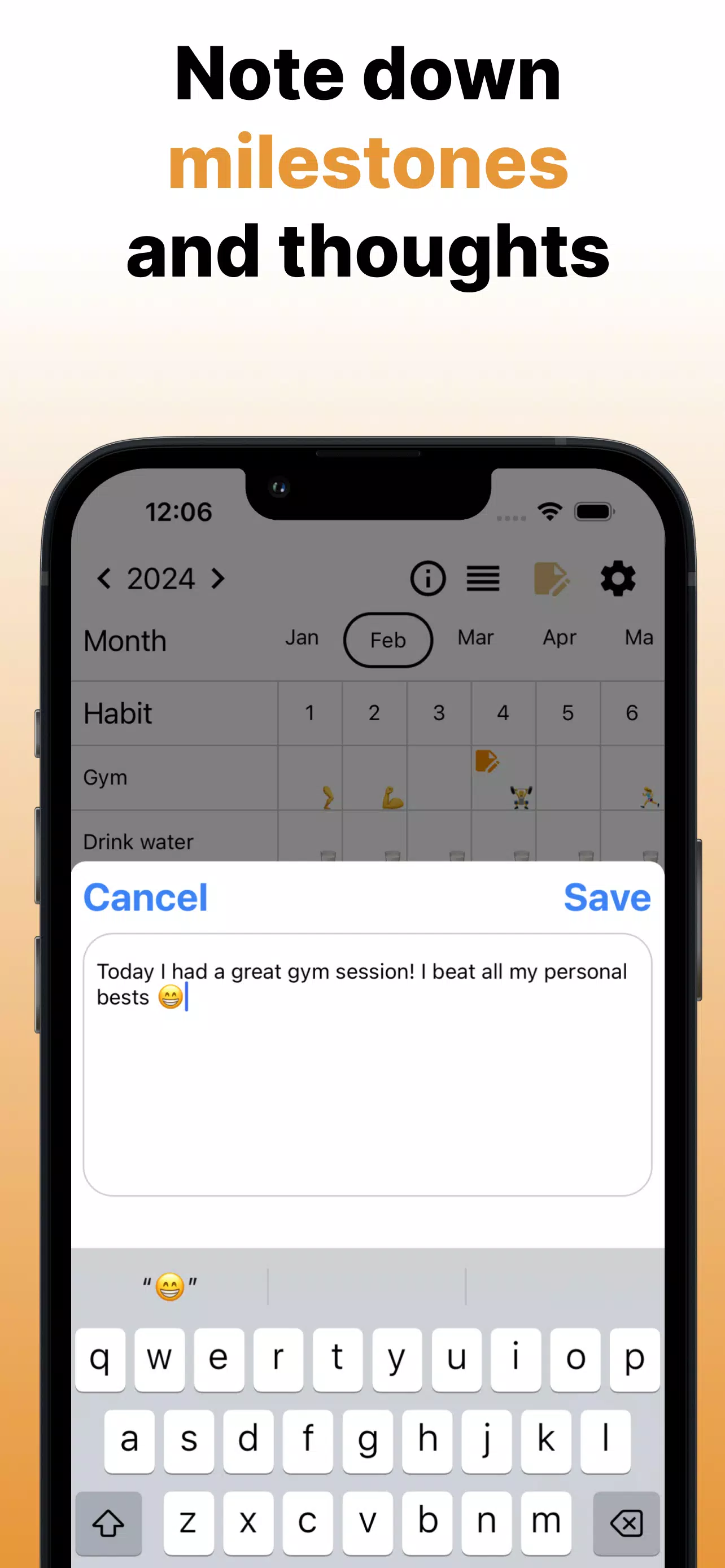 Habits - Habit Tracker & Notes Screenshots