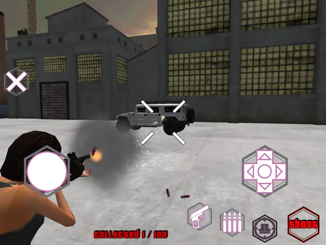 Girl vs Zombies Kill iPad  スクリーンショット