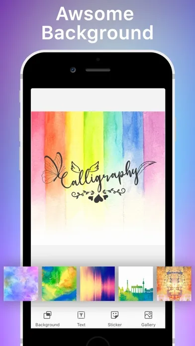 Tangkapan layar Calligraphy - Art Maker