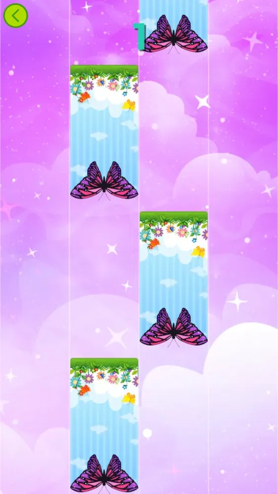 Butterfly Piano Tiles 2019 Screenshots