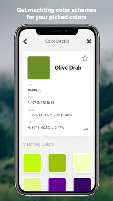 Ảnh chụp màn hình của Loomy: Live Color Picker