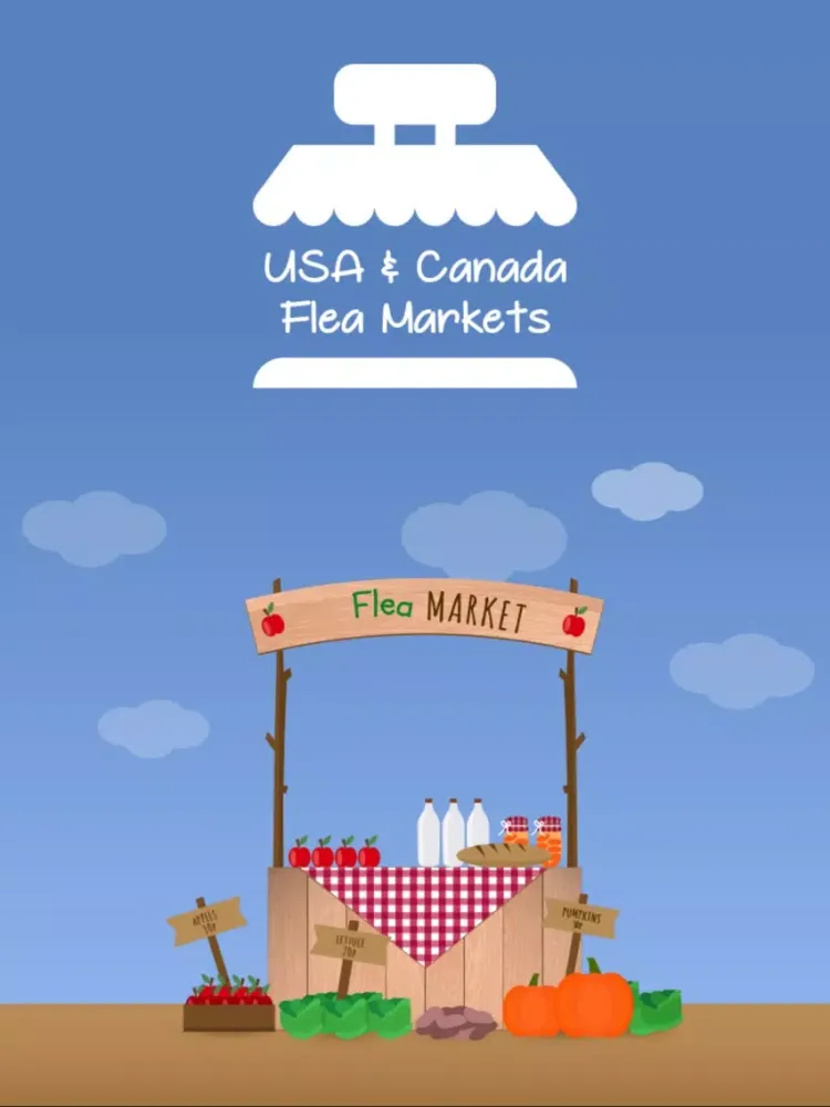 Tangkapan layar USA & Canada Flea Markets iPad