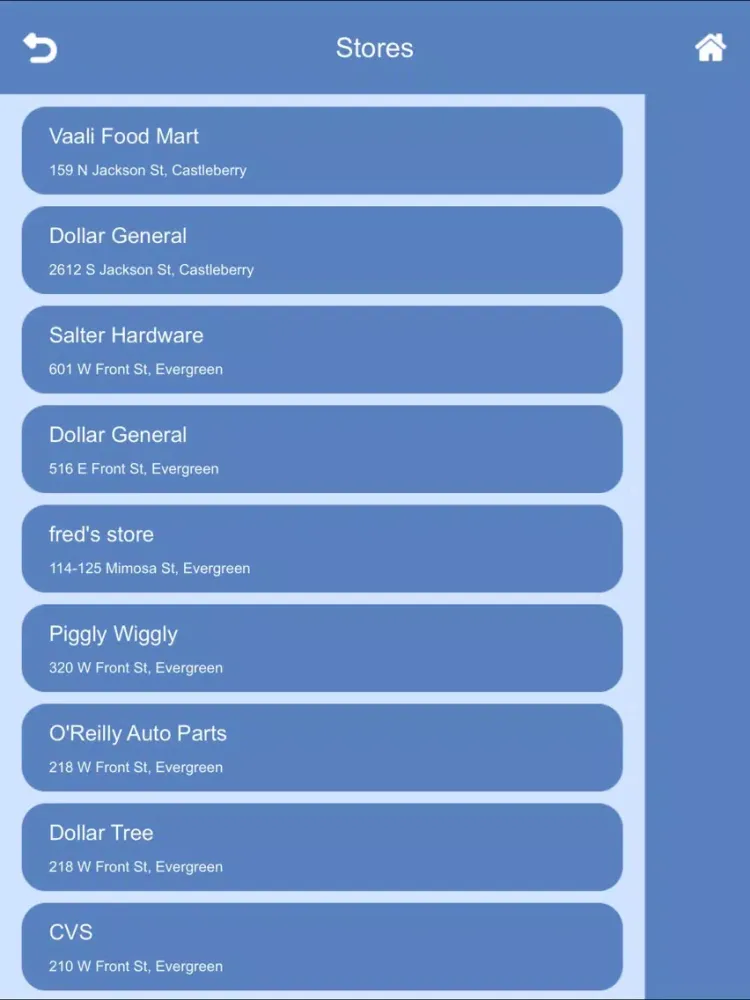 Tangkapan layar USA & Canada Flea Markets iPad