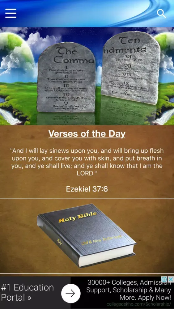 Ảnh chụp màn hình của Holy Bible - English