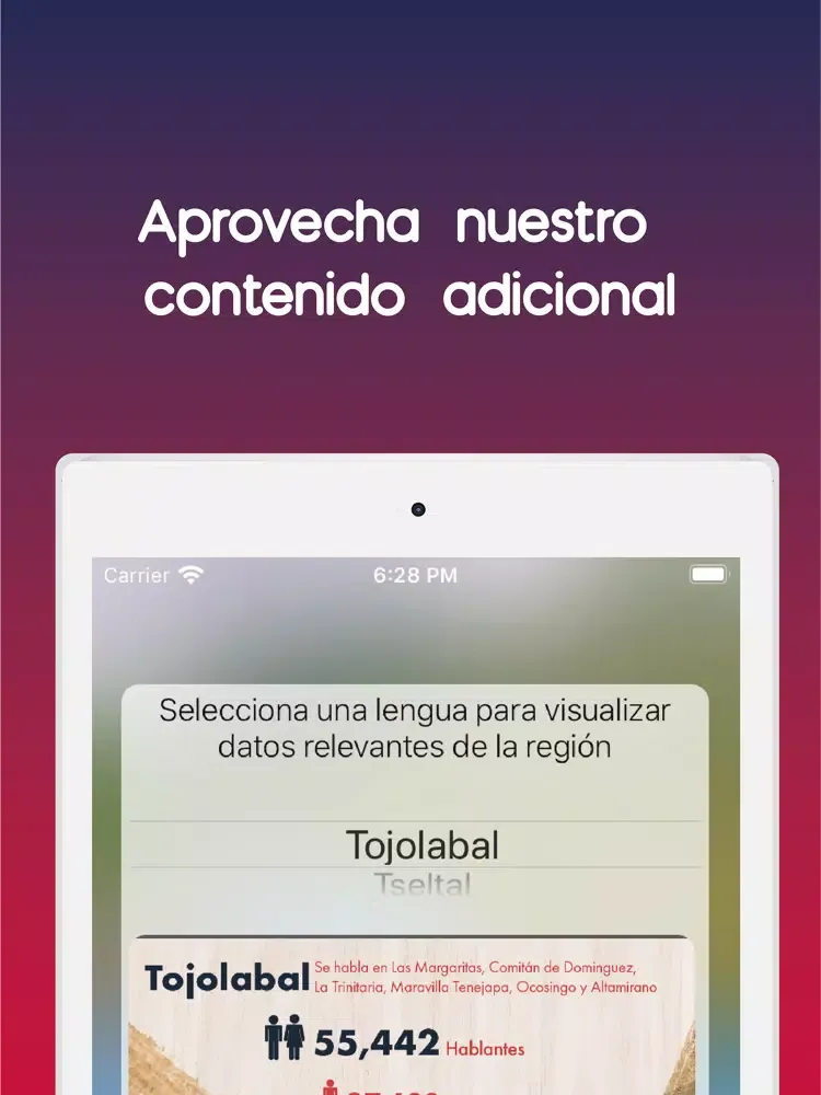 Traductor Lenguas Chiapanecas iPad  سکرین شاٹس