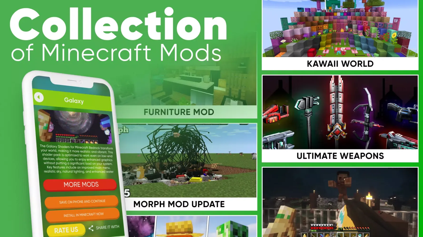Zrzuty ekranu Collection of Minecraft Mods