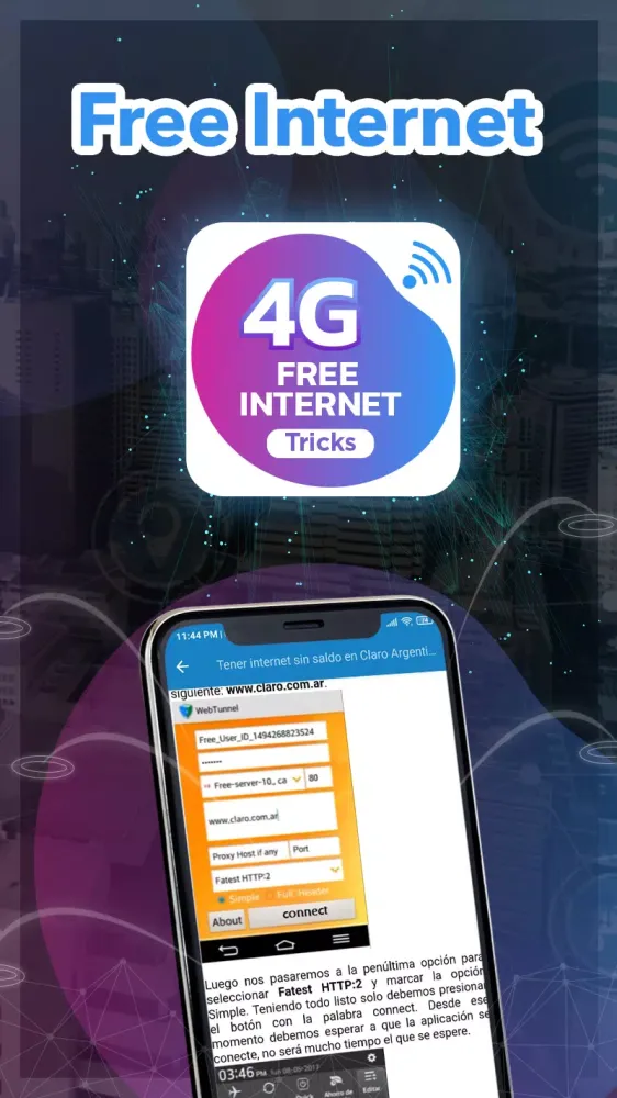4G Connection Guide Screenshots
