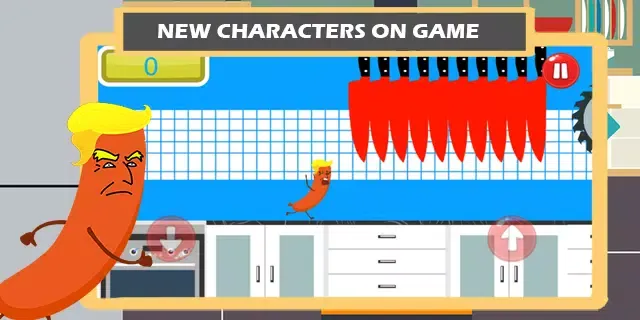 Capturas de pantalla de sausage run 3
