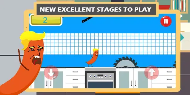 Capturas de pantalla de sausage run 3