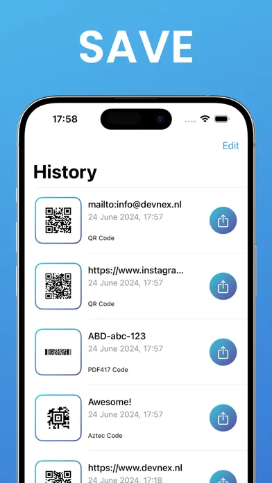 QR Scanner' 스크린샷