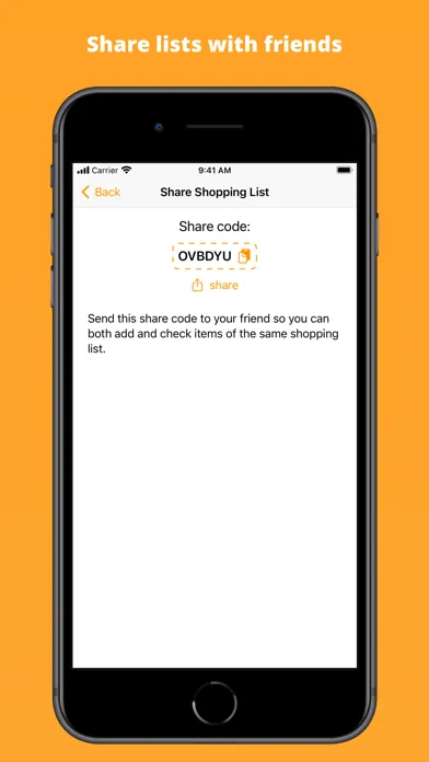 Smart Shopping List - Shared スクリーンショット