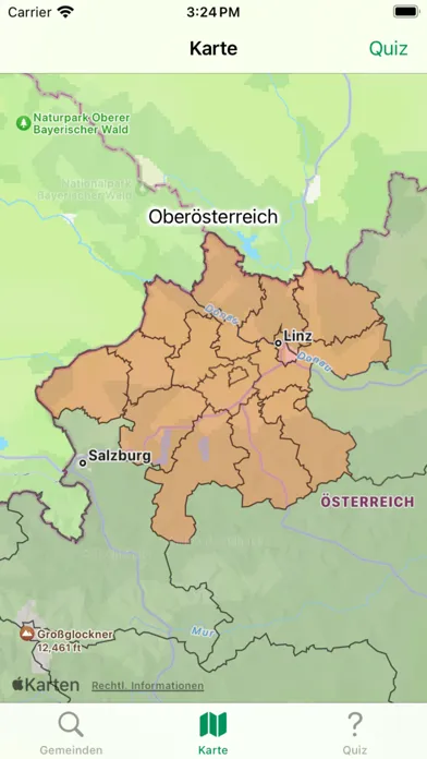 Capturas de pantalla de Geo Quiz Austria