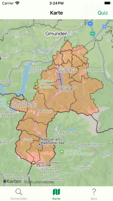 Capturas de pantalla de Geo Quiz Austria