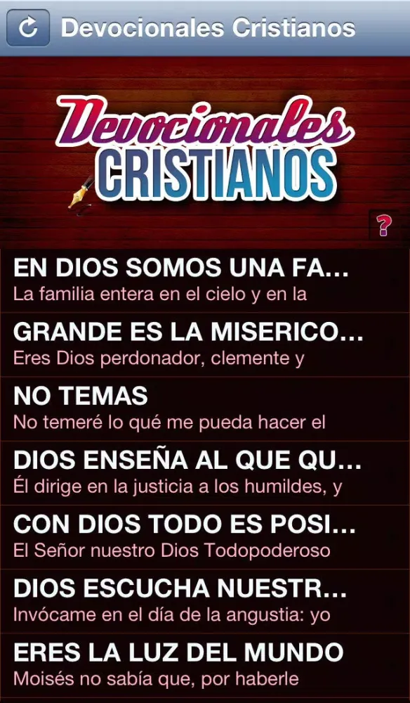 Devocionales Cristianos سکرین شاٹس