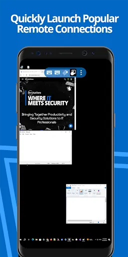 Tangkapan layar Remote Desktop Manager