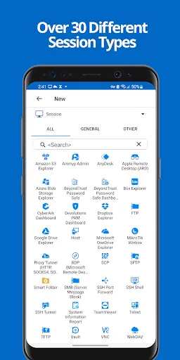 Tangkapan layar Remote Desktop Manager