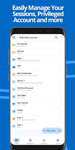Tangkapan layar Remote Desktop Manager