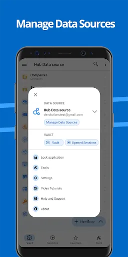 Tangkapan layar Remote Desktop Manager