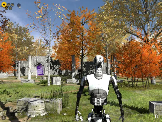 Tangkapan skrin The Talos Principle iPad 