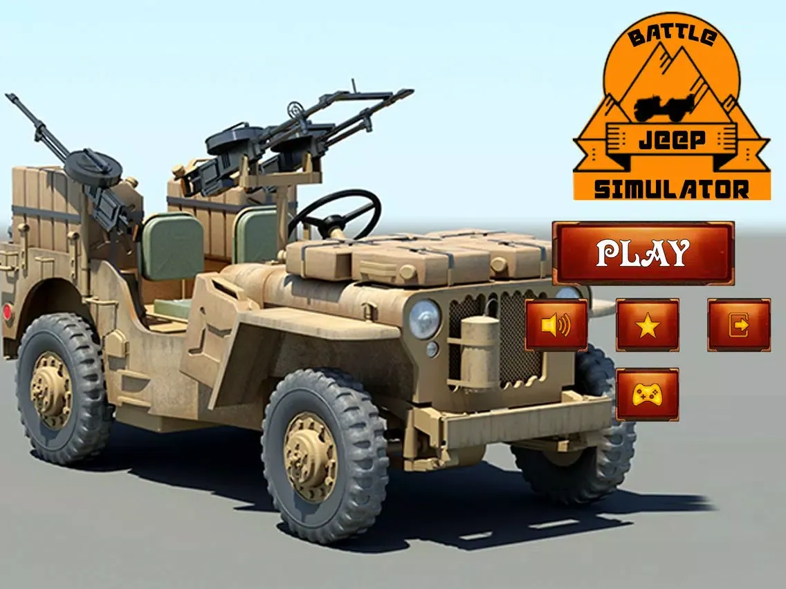 Zrzuty ekranu Battle Jeep Simulator - Offroad Driving Evolution iPad 