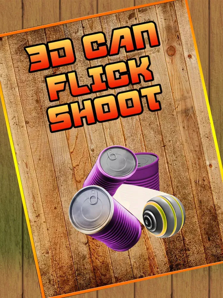 Ảnh chụp màn hình của Can Flick Shooter - Duel Knock Down Challenge 3D iPad 