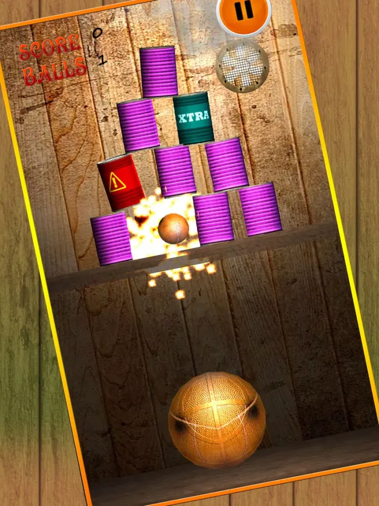 Ảnh chụp màn hình của Can Flick Shooter - Duel Knock Down Challenge 3D iPad 