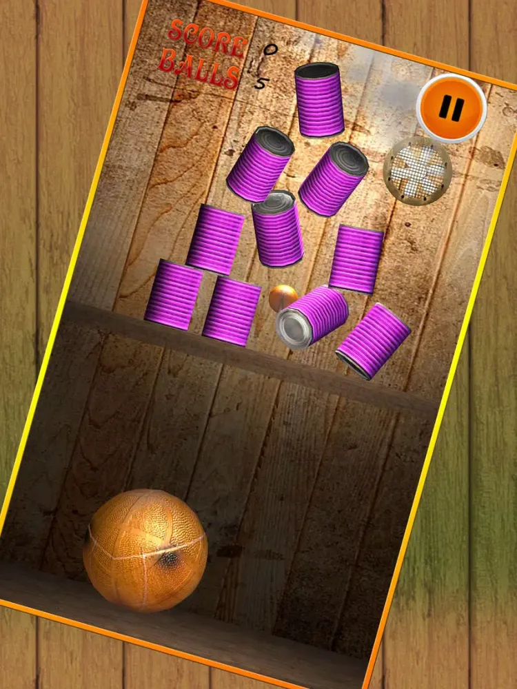 Ảnh chụp màn hình của Can Flick Shooter - Duel Knock Down Challenge 3D iPad 