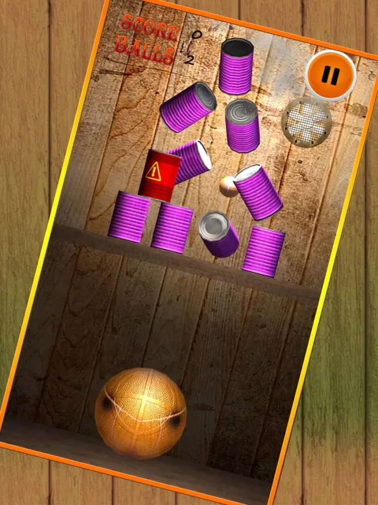 Ảnh chụp màn hình của Can Flick Shooter - Duel Knock Down Challenge 3D iPad 