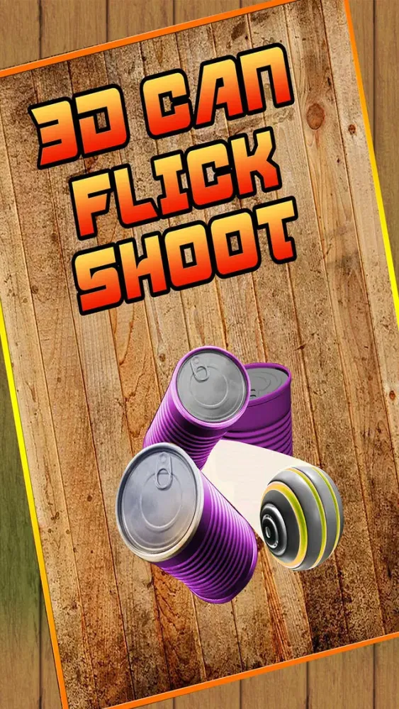 Ảnh chụp màn hình của Can Flick Shooter - Duel Knock Down Challenge 3D