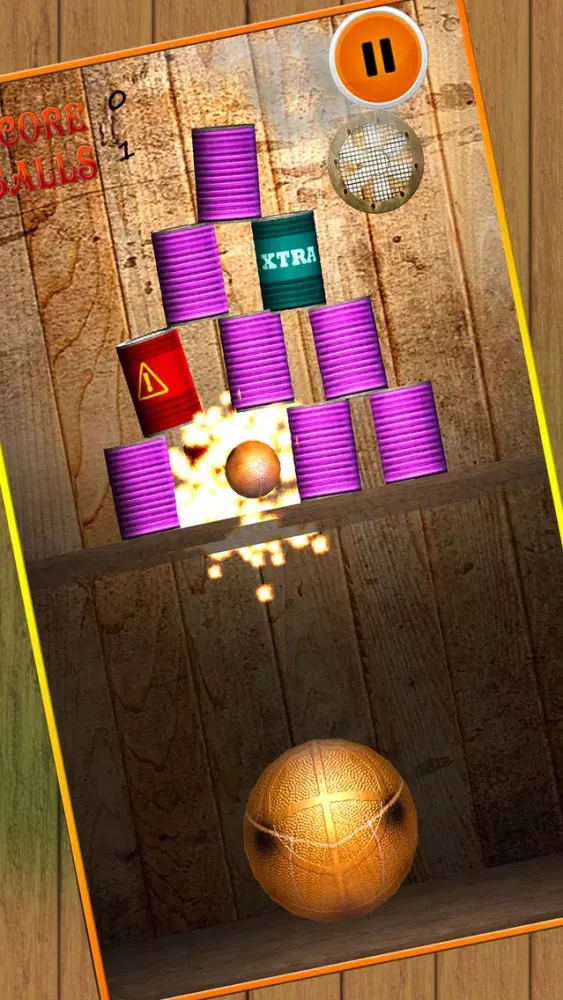 Ảnh chụp màn hình của Can Flick Shooter - Duel Knock Down Challenge 3D
