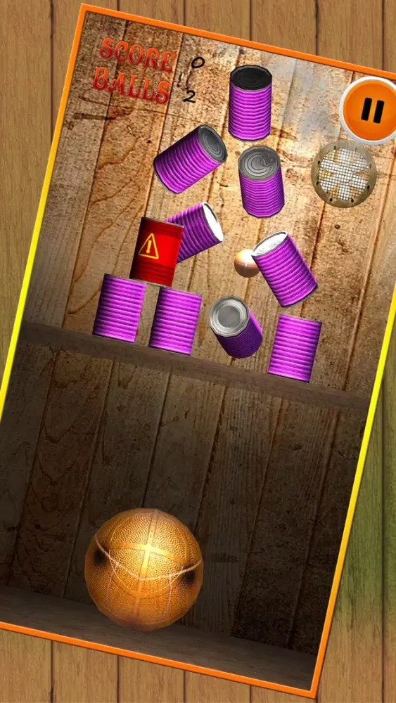 Ảnh chụp màn hình của Can Flick Shooter - Duel Knock Down Challenge 3D