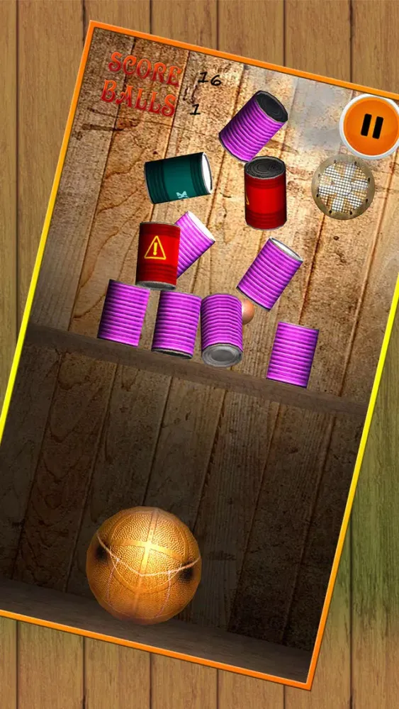 Ảnh chụp màn hình của Can Flick Shooter - Duel Knock Down Challenge 3D
