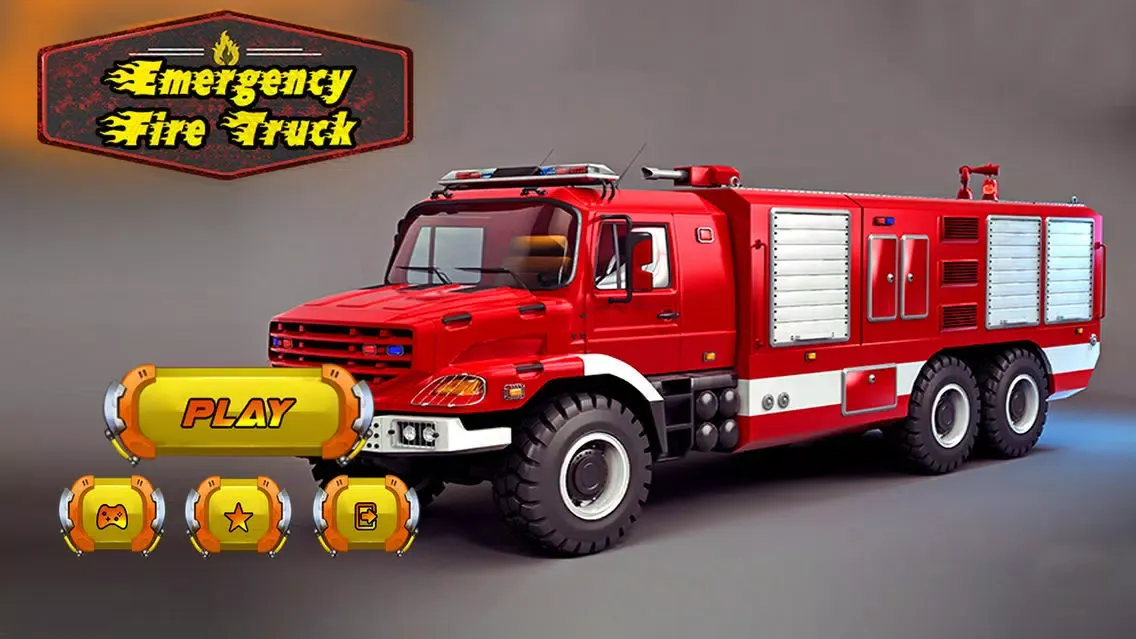 Captures d'écran de Emergeny Driving Fire Truck - Real Fire Fighter