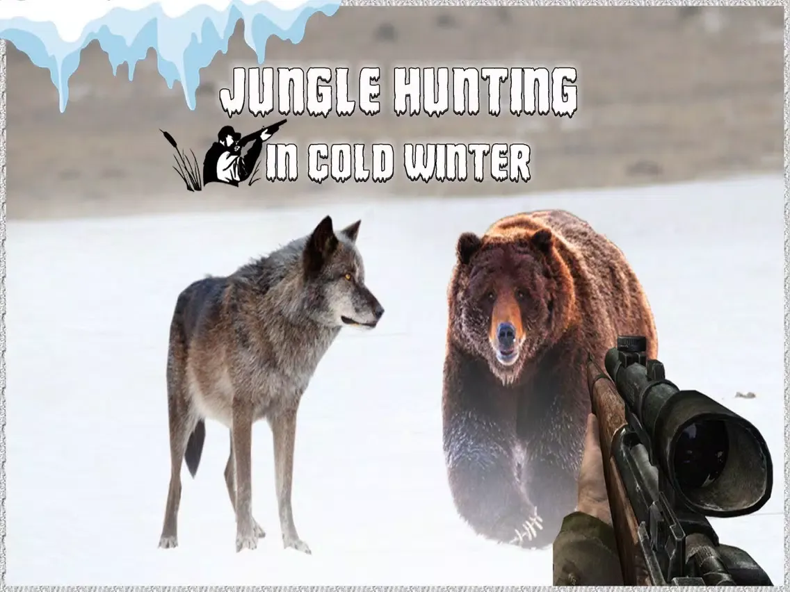 Jungle Hunting in Cold Winter - Sniper Assassin iPad  Screenshots