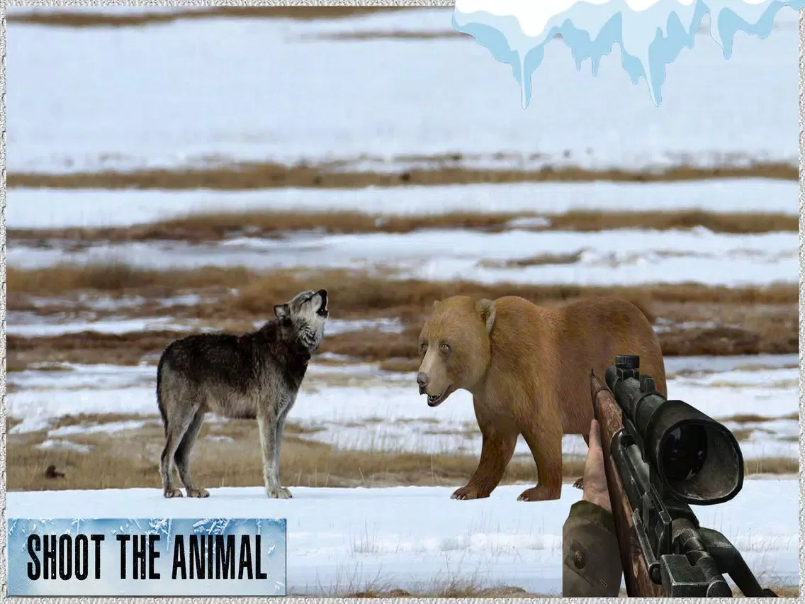 Jungle Hunting in Cold Winter - Sniper Assassin iPad  Screenshots