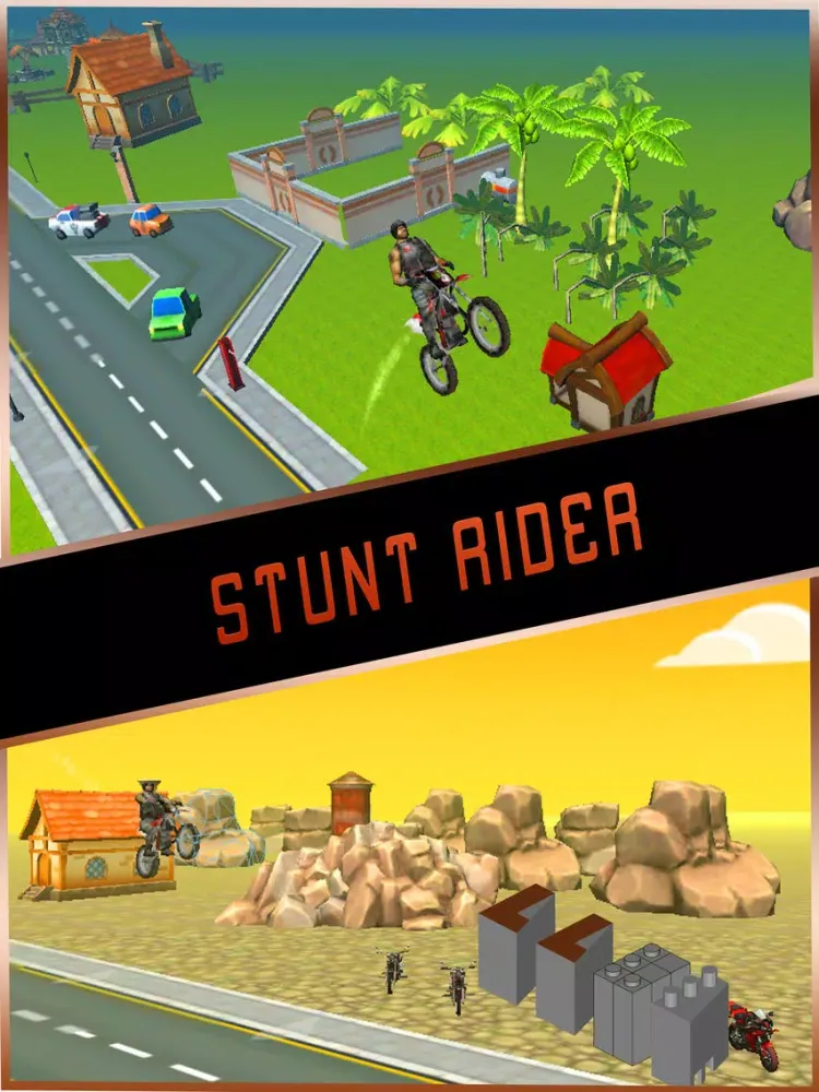 Capturas de pantalla de Frontier Trials Xtreme Wheel - Stunt Rider iPad 