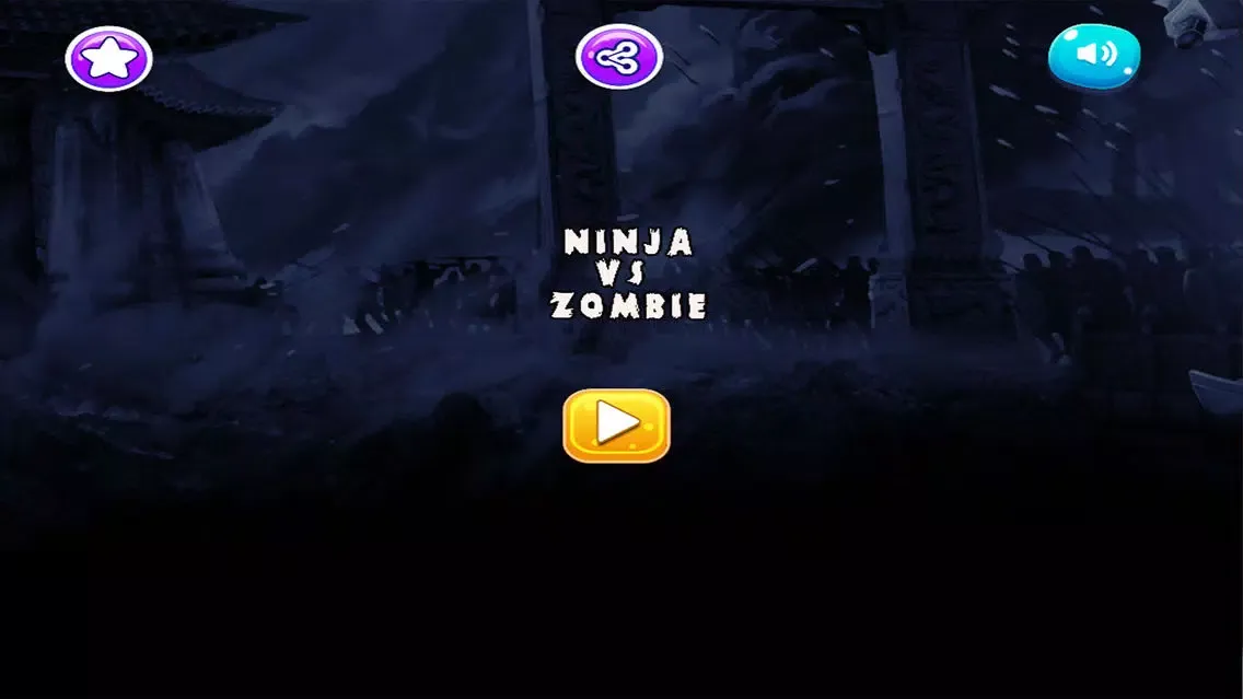 Tangkapan skrin Angry Ninja vs Zombies