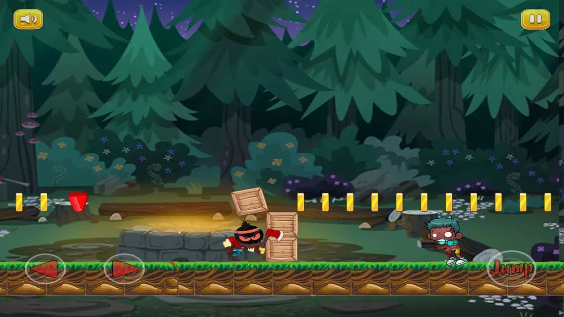 Tangkapan skrin Angry Ninja vs Zombies